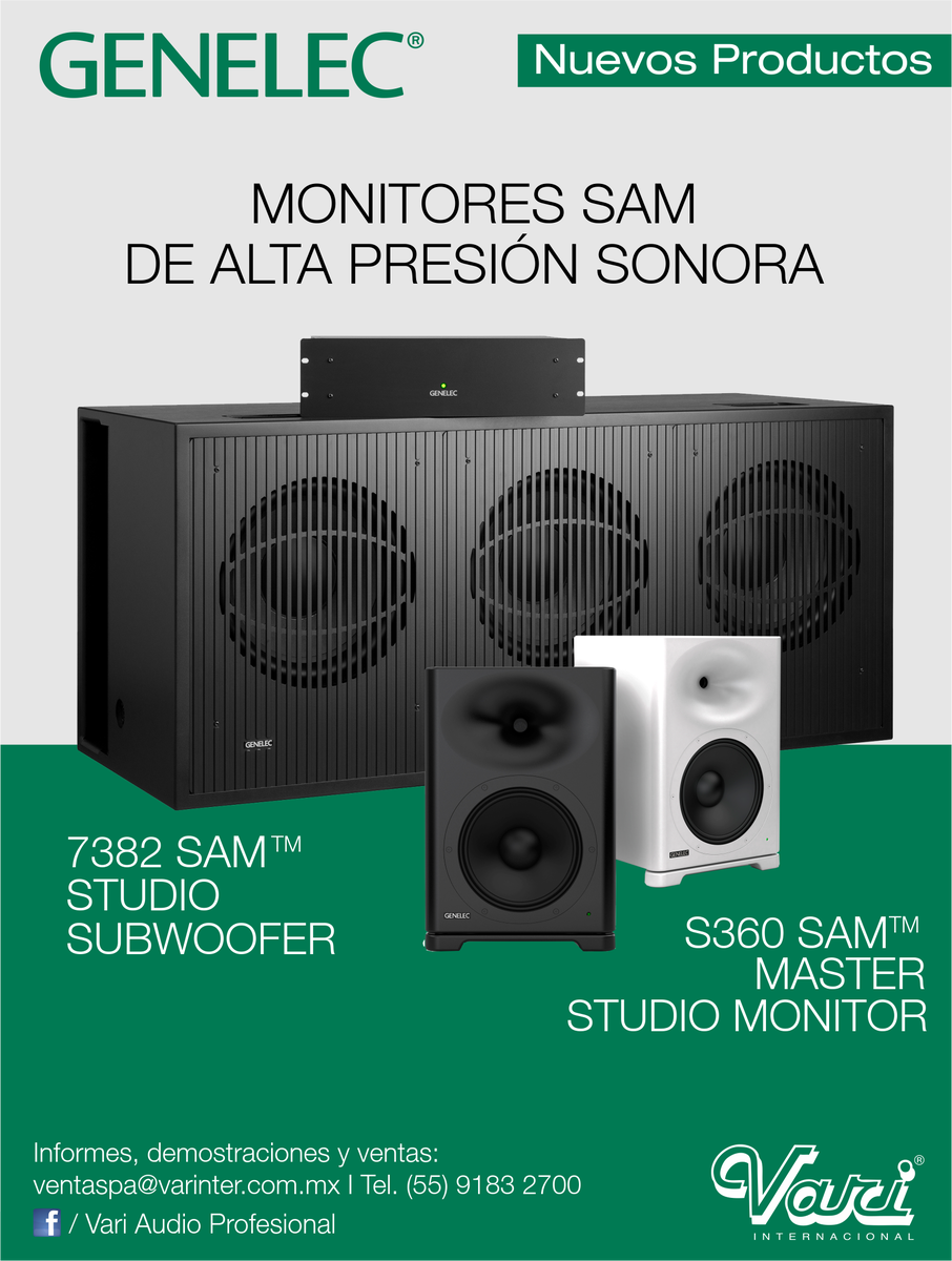 Te presentamos los nuevos productos de la familia Genelec diseñados para tener un alto nivel de presión sonora. #Genelec #7382Subwoofer #S360Monitor <a href="/Genelec/">genelec</a> <a href="/MDominguezBravo/">Miguel Domínguez</a>