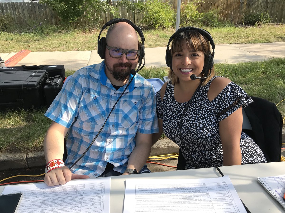 All set up and teady for the @SaskatoonEx parade. Tune in tonight at 7 to see @hankandkelso & @Ms_dponticelli with the call!