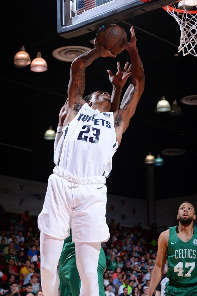 LMURailsplitter's tweet photo. After showing out in the summer league, @LMUMBB alum @EmanuelTerry08 has signed with the @nuggets 

READ⬇️https://t.co/fDGCPtBHt0 https://t.co/9JDtp0kNLF