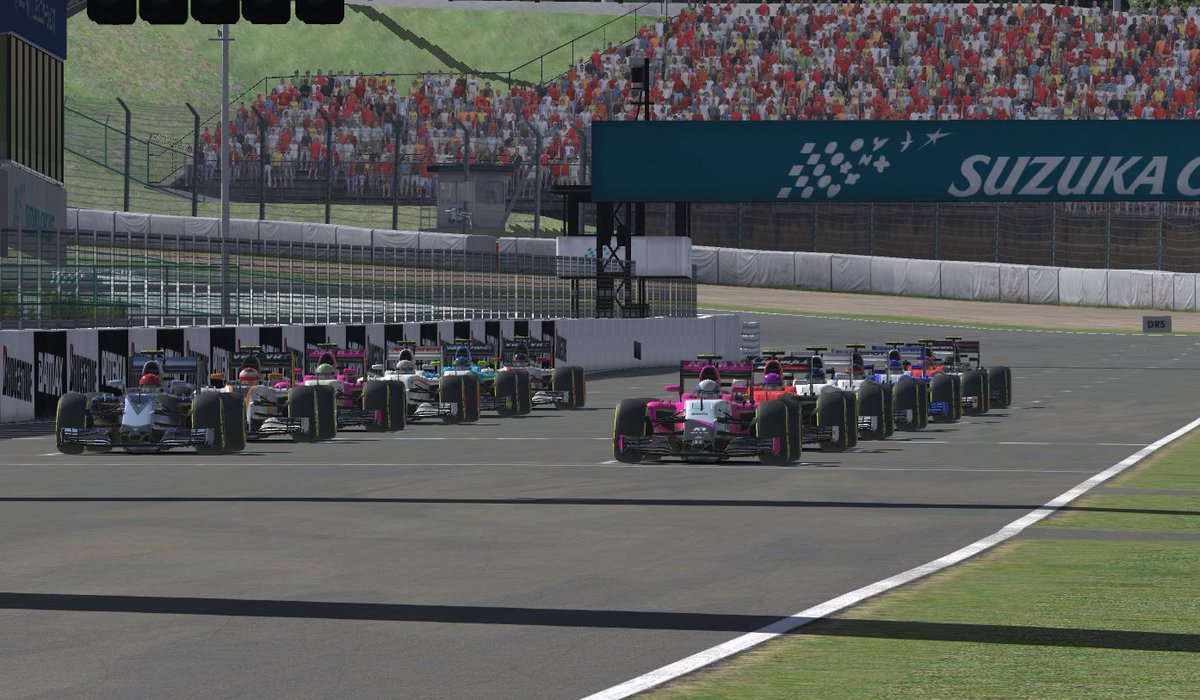 affntygg's tweet photo. Our week 8 (Suzuka) SOF race report is online. Kyle starts from the pole but loses positions and gets lucky P2 after people crash. Stéphane gets P3 after starting from P6. Full story on FB at https://t.co/aVkJNEUAjB. #iGPS @iRacing @affntyky @affntyst https://t.co/U8cszbHRuX