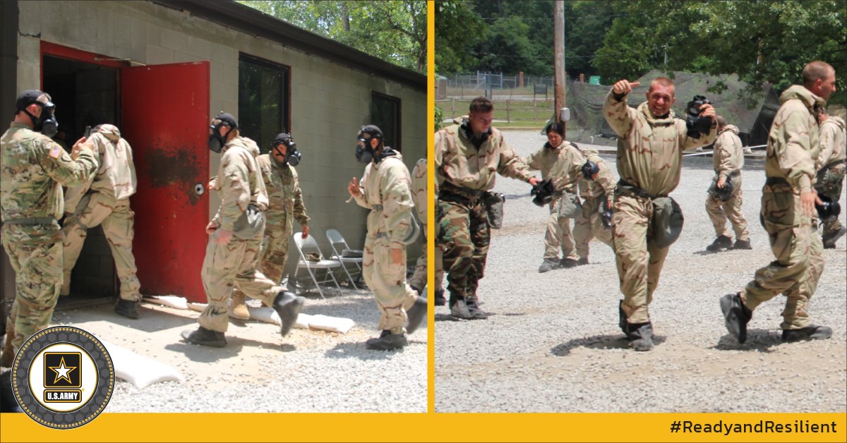 ArmyResilience's tweet image. Prior to experiencing the Chemical, Biological, Radioactive and Nuclear Chamber, Cadets from the 7th Regiment, A and B Companies worked with R2 Performance Experts on confidence, concentration, and composure skills. #armyrotc #cadetcommand #ReadyandResilient
