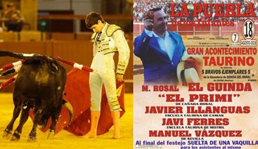 Nuestro alumno de la Escuela taurina de Sevilla "El Primi" torea el 18 de Agosto en La Puebla de los Infantes... mucha suerte Primi... vamos palante..