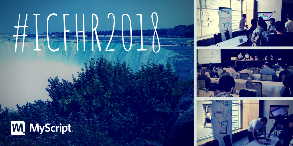 myscript's tweet image. 🗨️ Stimulating discussions and meetings today at #ICFHR2018! Great to share our vision on digital writing with Interactive Ink technology.

#icfhr2018 #interactiveink #iink #networking #innovation #vision #future #digitalwriting #handwritingrecognition