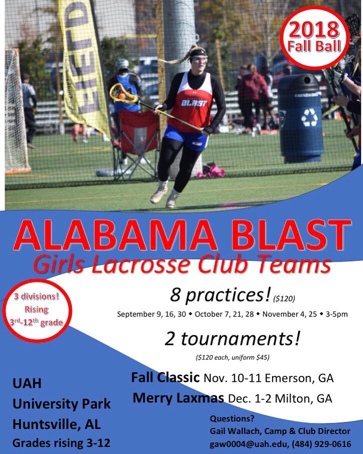 JetsGirlsLAX's tweet photo. 🚀School might’ve started today, but that doesn’t mean its too late to sign up for Alabama Blast!🚀 DM for more info! @UAHchargersLAX https://t.co/jKDRyPvPl9