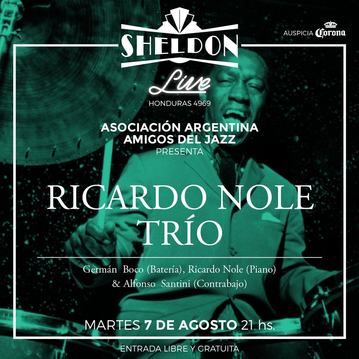 Esta noche se presenta Ricardo Nolé Trío, en ese marco realizaremos la entrega de la distinción Amigos del Jazz a Woody &amp; Jazz como espectáculo destacado por su creatividad y lograr presentarse a sala llena durante 5 años Los esperamos <a href="/AnimalesdelJazz/">Animales del Jazz</a> @JazzBlue1007 <a href="/jazzeandoweb/">Jazzeando</a>