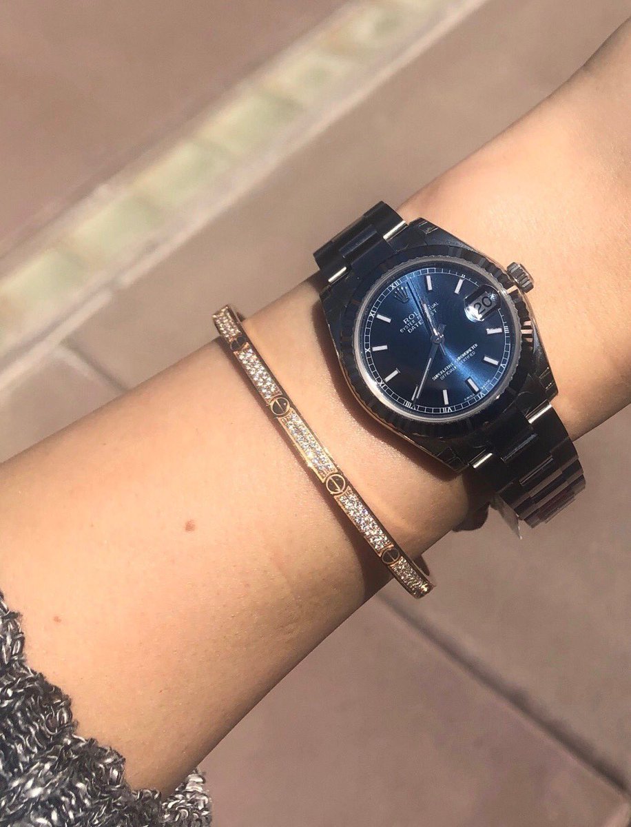 watchlinkaz's tweet photo. Blue Babe 💙 #shopwatchlink #rolex #datejust #flutedbezel #bluedial #timepiecetuesday https://t.co/lhUIz1Q3eL