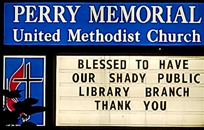 perrymemorial's tweet photo. Thank You @ShadySpringLib Branch Library for all you do for our #ShadySpringWV community and beyond!
#RaleighCountyWV #SouthernWV #WV #WestVirginia #WVUMC #UMC #UnitedMethodist #UnitedMethodistChurch https://t.co/TJLoCp68DX