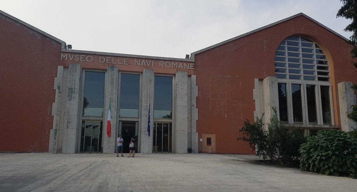 ZoeTomlinson2's tweet photo. Unplanned drive to Lake Nemi as hotel nearby. Totally amazed by Museum of Roman Navy. Now one of my top 10. Incredible space built to display Calligula's floating palaces. Also rare & unusual finds from nearby temple of Diana #calligula #floatingpalace #votive #roman #museum https://t.co/oraPmTdB1u