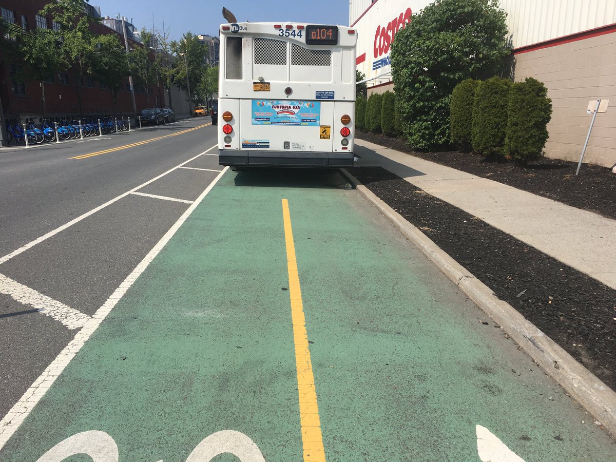 ⁦<a href="/CopsinBikeLanes/">Cops in Bike Lanes</a>⁩—Not a cop car but maddening none the less. Snapped at 10:57 this morning by a friend cycling on Vernon Blvd.