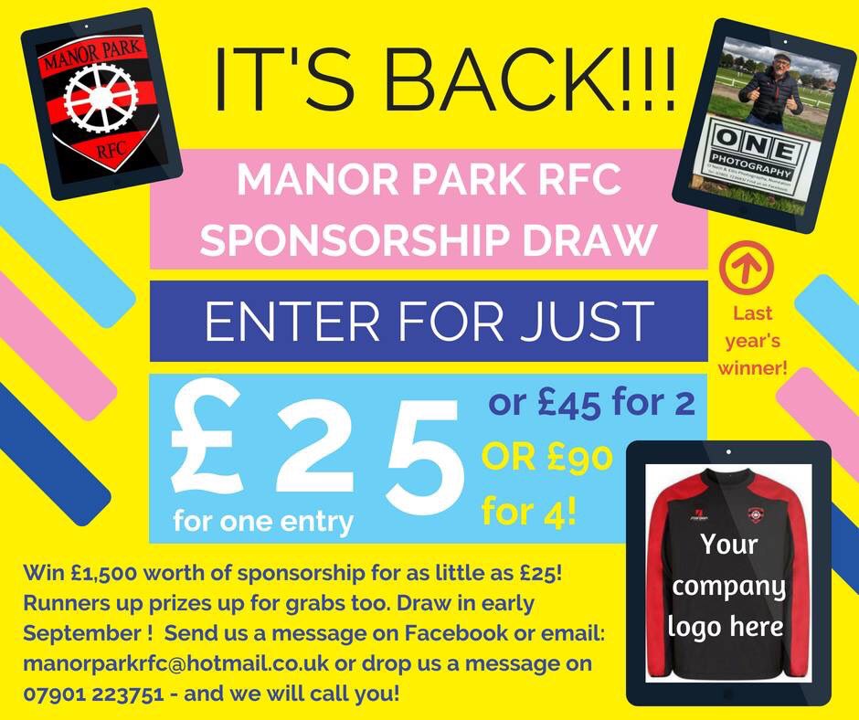 It's back! The sponsorship draw that swept through Nuneaton and beyond returns - hit the link and get involved! 
👉 bit.ly/2MfaLyR