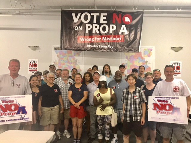 UFCW's tweet photo. Today is Election Day in Missouri. Polls are open from 6 a.m. to 7 p.m! https://t.co/8OX8AHNw5e .@stltoday UFCW and Labor are united to defeat #WorkForLess. https://t.co/1Jea6XwSMV