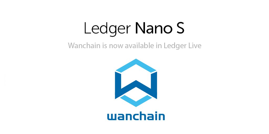 Dear <a href="/wanchain_org/">Wanchain</a> Community, We are excited to announce that Ledger Nano S now supports Wancoin! Please read this medium article for more details: medium.com/wanchain-found…

<a href="/LedgerHQ/">LedgerHQ</a>