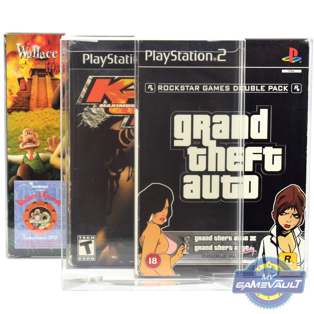 MyGameVault's tweet photo. NEW IN, LIMITED STOCK! Premium Super Strong 0.5mm Box Protectors / Display Cases for PS2 Double DVD sized items, specials limited ed etc. #PS2 #Xbox #Xbox360 #Gamecube #DVD #BoxProtectors #retrogaming #Gaming £14.95 for 10 pack with Free UK 1st class post. https://t.co/XJQ6q96G3s https://t.co/X8EDYoKApV