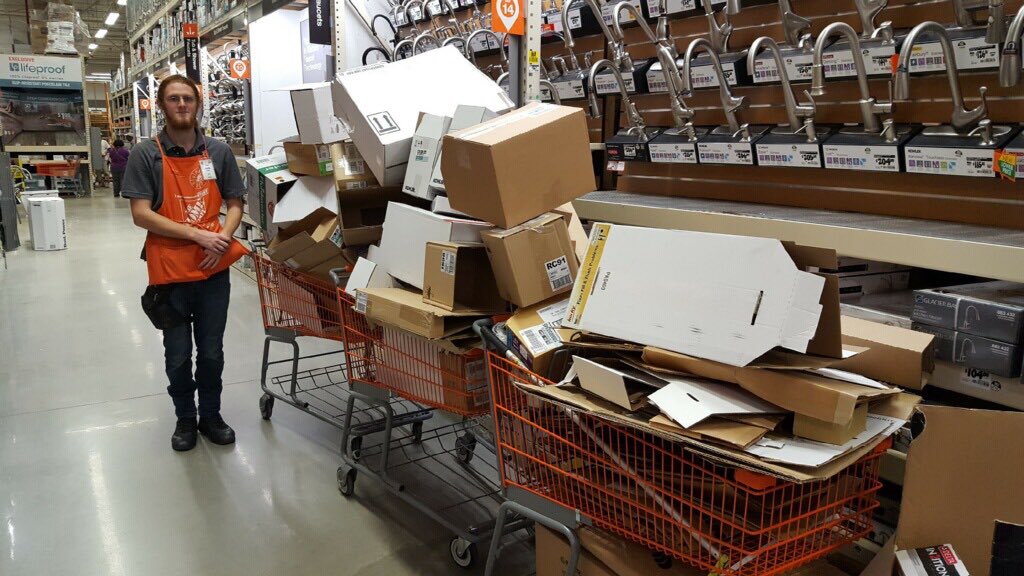 terryfreeman57's tweet photo. 8551 Morning’s cardboard challenge winner! Plumbing is looking good Troy!! https://t.co/Es84GkOY4Y