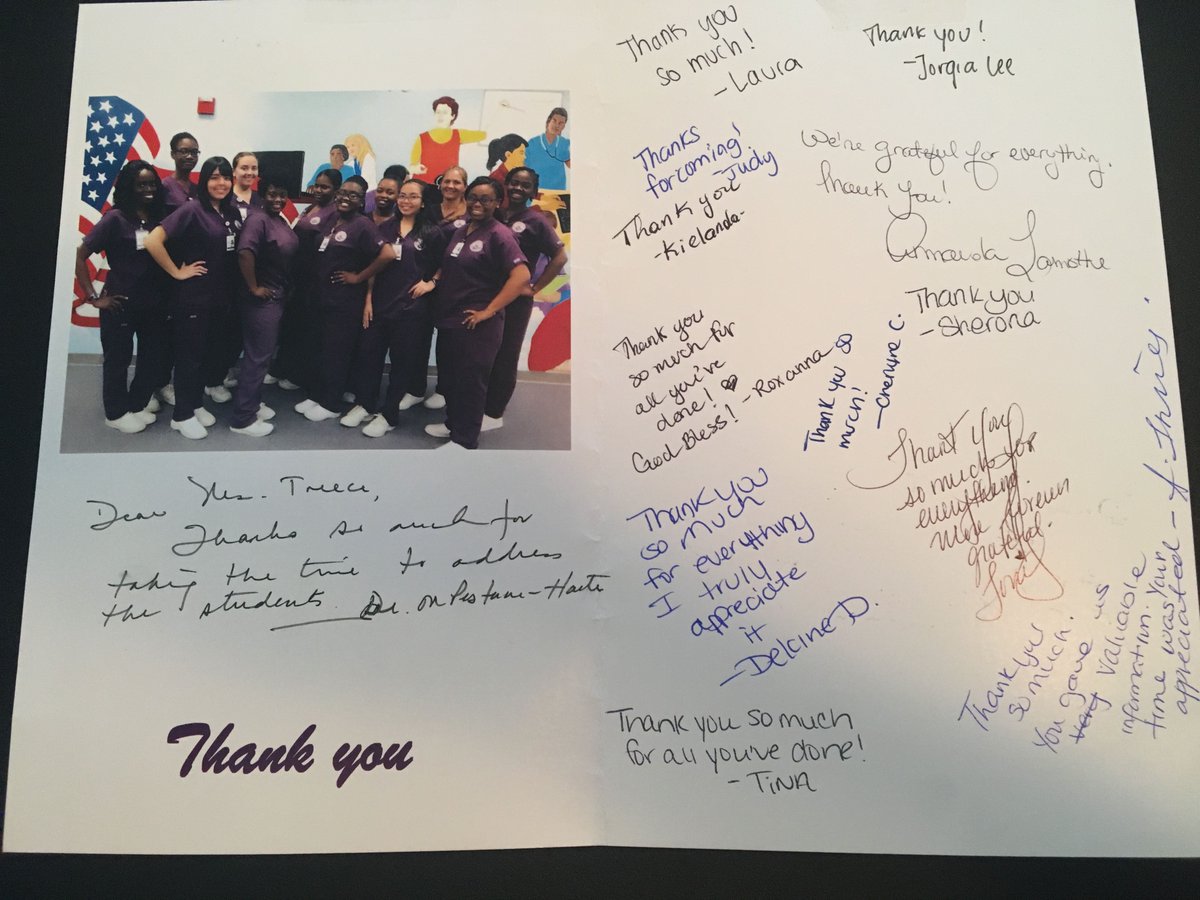 PGRecruit's tweet image. It has once again been our pleasure to meet with the graduating LPN students at #AtlanticTech! It was our pleasure to bring you lunch and share the Palm Garden Way. We wish you all the best for success in your nursing career!