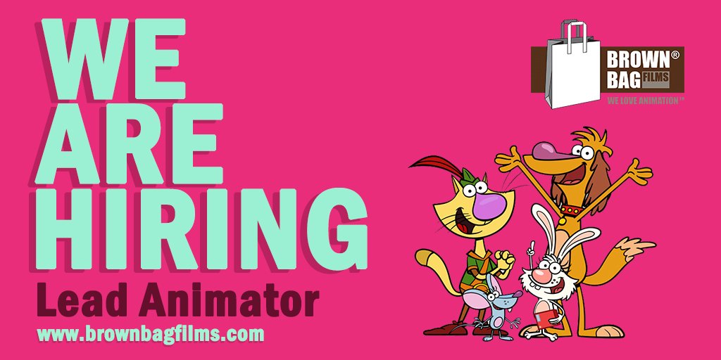 BrownBagJobs's tweet photo. 👋 Hey there! Our Manchester studio is now hiring #LeadAnimators! Spread the word and apply here 👉 https://t.co/dm6rNaoEAn

#BrownBagManchester #WeLoveAnimation https://t.co/kARHlJlDhu