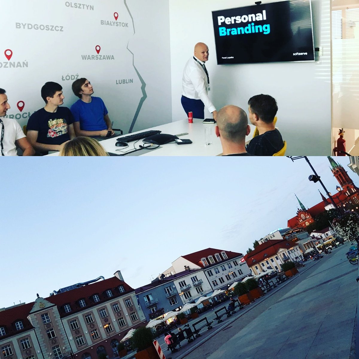 pawellopatka's tweet photo. Another fantastic day with amazing people in Białystok  @SoftServeInc office. It was great to see you again. Thank you team ! #softserveinc #softservepoland #Bialystok https://t.co/eyjcxVWDoB
