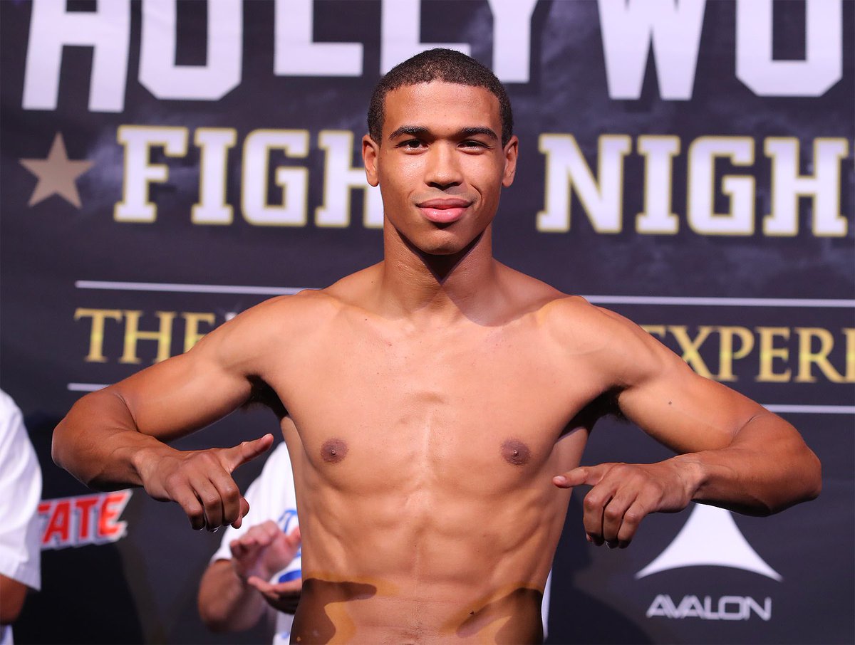 Looking forward to @BrianCeballo tomorrow night. He’s in his first 6 rounder tomorrow on #HollywoodFightNights Pictured Here he’s a ripped up 146.5 pounds. @360BoxingPromos