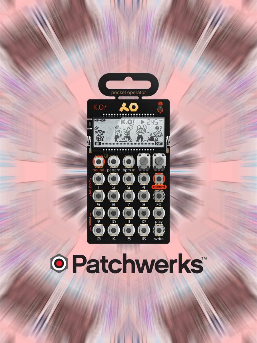patchwerks_'s tweet image. PO-33 K.O! Pocket Operator from #TeenageEngineering is a #microsampler w/ 40 second #samplememory &amp;amp; built-in #recordingmicrophone.

Learn more about the powers of #PO33 #KOPocketOperator at our website:
store.patchwerks.com/item/te-po-ko-…

Experience our showroom in #Seattle 12-7 PM daily.