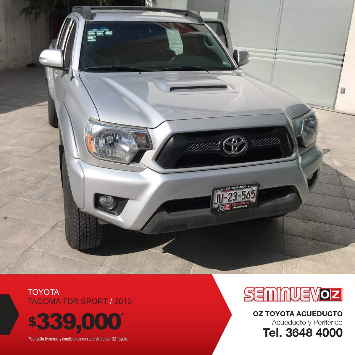 seminuevoz's tweet photo. Contamos con esta #Tacoma en su versión #Seminuevo y una amplia variedad para que estrenes hoy mismo! 👍🚗 https://t.co/SVtjCz6tmC https://t.co/tDQVmeEjWX