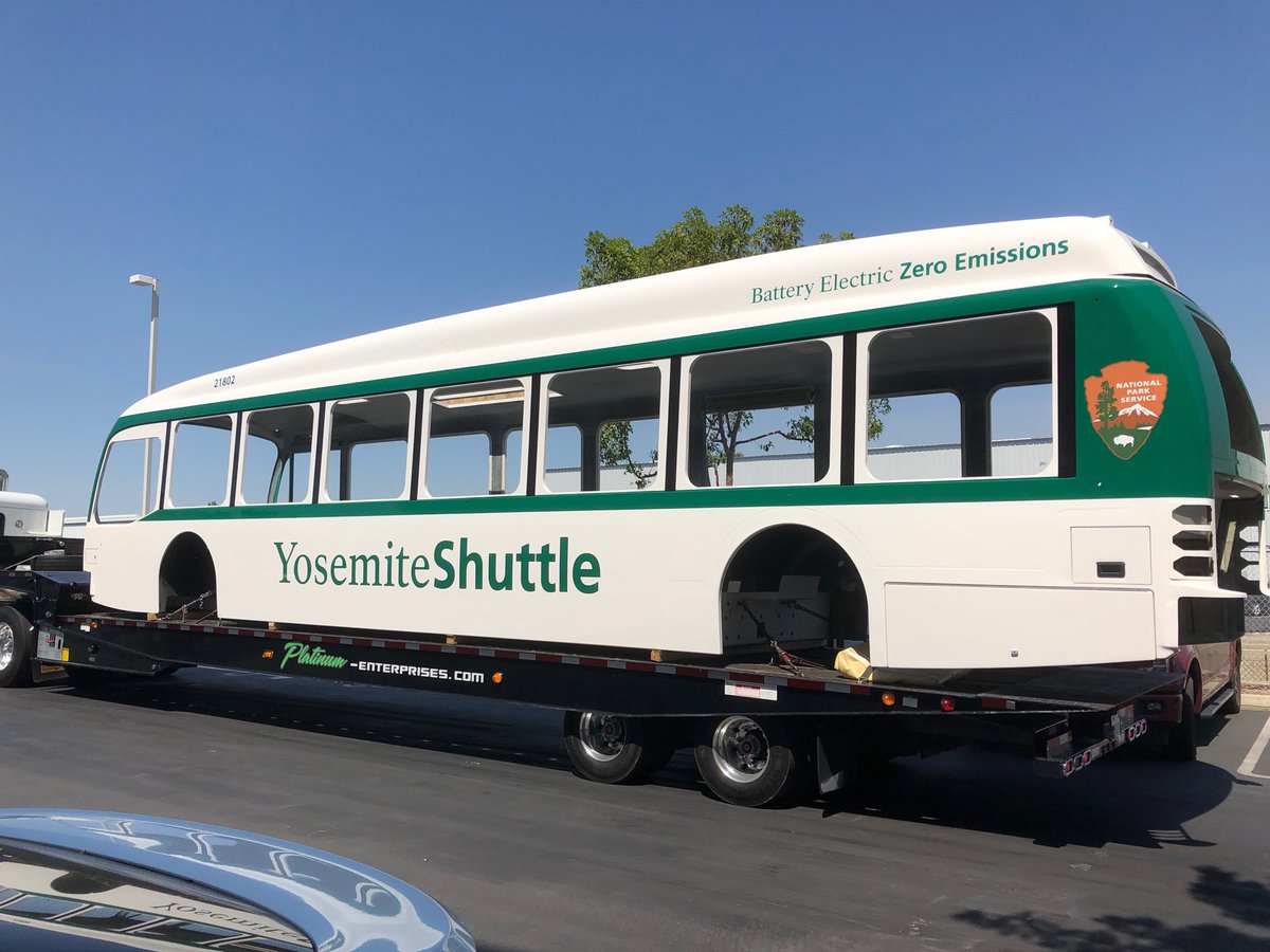 KentLeacock's tweet image. Just arrived ⁦@Proterra_Inc⁩ LA County factory the shell that will become a bus serving Yosemite. What’s better than a non-polluting bus serving a National Park?? Nothing!! ⁦@Proterra_Inc⁩ is everywhere man!!