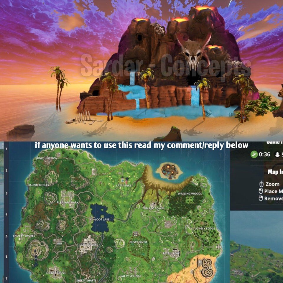 Concepto e Idea de reemplazar Carretes comprometidos por una hermosa “Isla Volcán”
¿Que os parece la idea? 
RT si os gusta!
⭐️Créditos: SardarConcepts