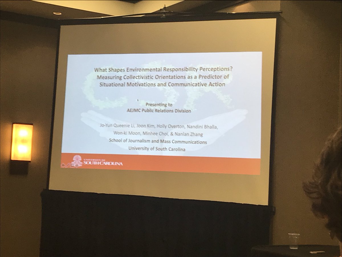 Amazing panel of research in the <a href="/AEJMC_PRD/">AEJMC PRD</a> right now. <a href="/UofSC_SJMC/">USC J-school</a> is well represented with two presentation slots. #gamecocks #PRresearchgroup #AEJMC18 <a href="/BrookeWMcKeever/">Brooke W. McKeever, Ph.D.</a> <a href="/DoctorMcKeever/">Dr. Robert McKeever</a> <a href="/GeahPressgrove/">Geah Pressgrove</a> <a href="/Junekkim/">Joon Kim</a> <a href="/Bhalla_Nandini/">Nandini Bhalla, Ph.D.</a> <a href="/WKiiiiiiii/">Won-ki Moon</a>