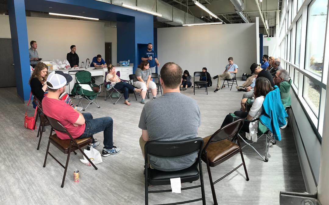 counterpartbiz's tweet photo. Picnic lunch at the new Counterpart HQ. Moving day is only 2.5 weeks away! 😮 https://t.co/EUwXdUJiOd