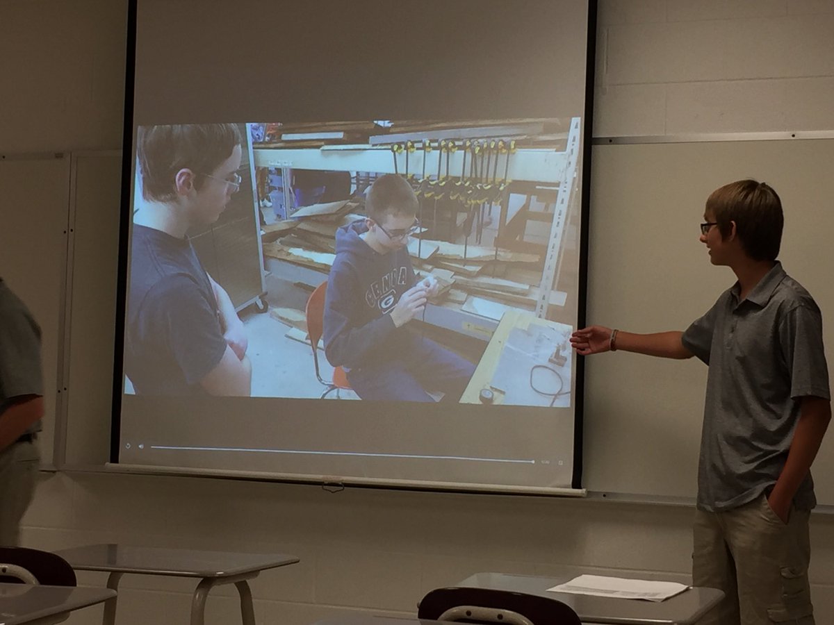 cmdanhoff's tweet photo. Student driven creation with Genoa's students! @GTechSummit18 #gtechsummit18 #GenoaStrong https://t.co/NQhhVsUh9Y