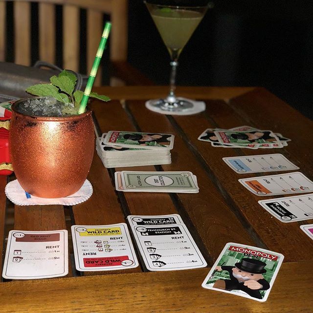 blairkerrison's tweet photo. Cocktails &amp; Monopoly Deal by the beach #honeymoon #monopolydeal 🍹🎩 https://t.co/9bbgfwHwHQ