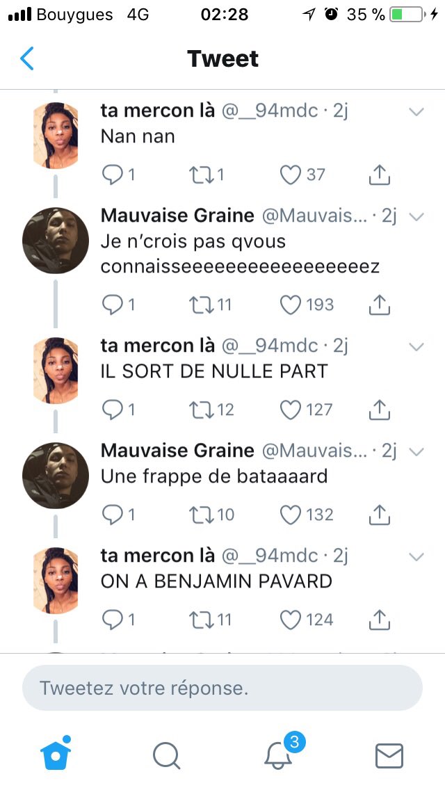 Mens_Carter's tweet image. C si bo twitter, ca partait si mal entre eux