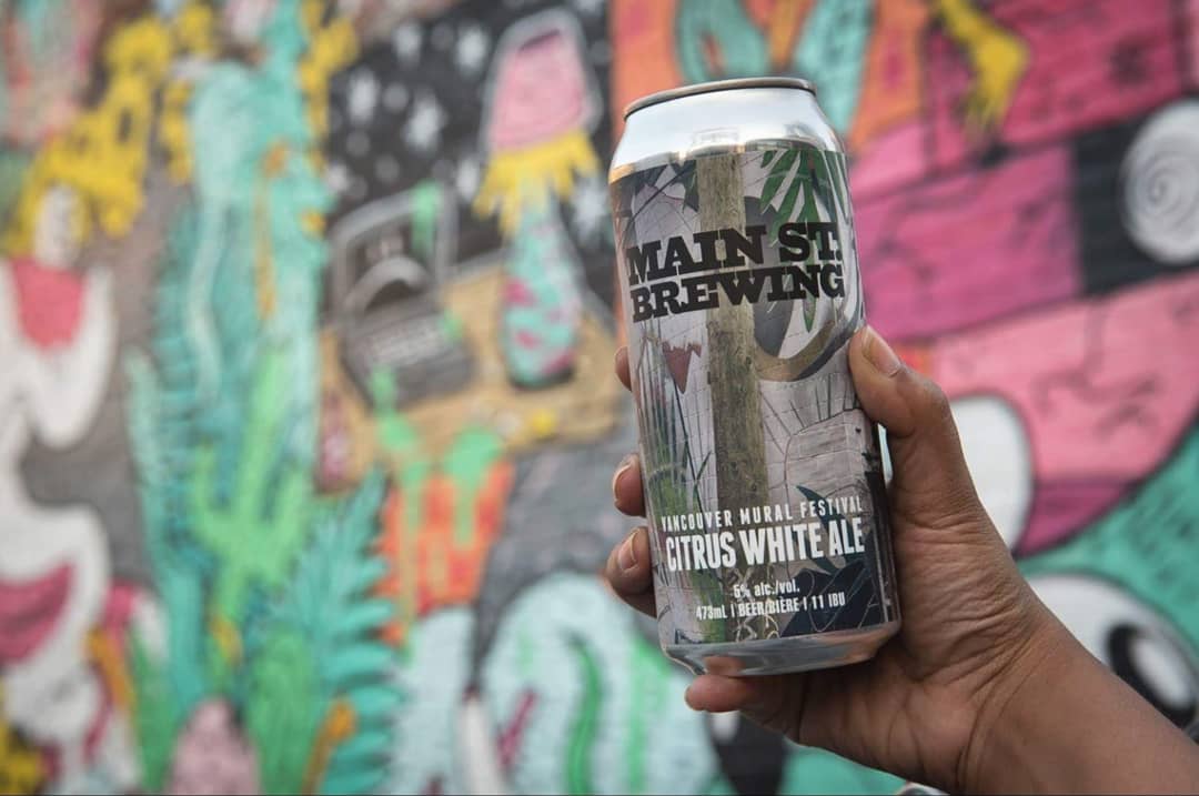 MountPleasantBC's tweet photo. 💥Latest Mural Fest news💥 @mainstreetbeer's @vanmuralfest Citrus Wheat Ales have arrived. Get this limited release while they last. Check out their mural inspired can designs. 
🍺🍺🍺🍺🍺🍺🍺🍺🍺🍺 #vancity #themainbeer https://t.co/YNGQTg1r5N