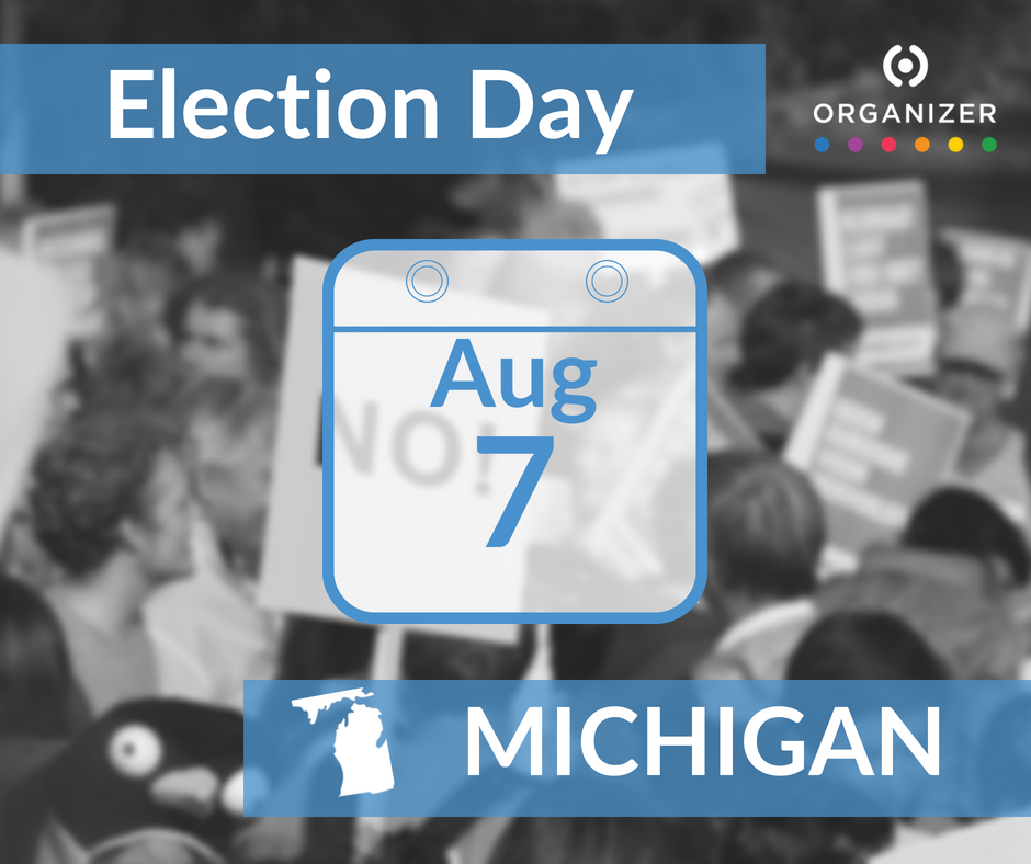 OrganizerInc's tweet photo. 🚨 It's #MichiganPrimary day and the polls are officially open! 🚨

Good luck to @RichEichholz for US Congress #MI06 — we need more scientists in office. We’re proud to be powering your field efforts!

See you at the polls —> 

#ONEcampaignMI #BlueWave2018 #PrimaryElection #GOTV https://t.co/z3vJ4p4Orf