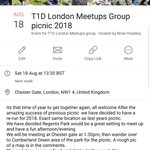 Photo by T1D London Meetups (@T1London)