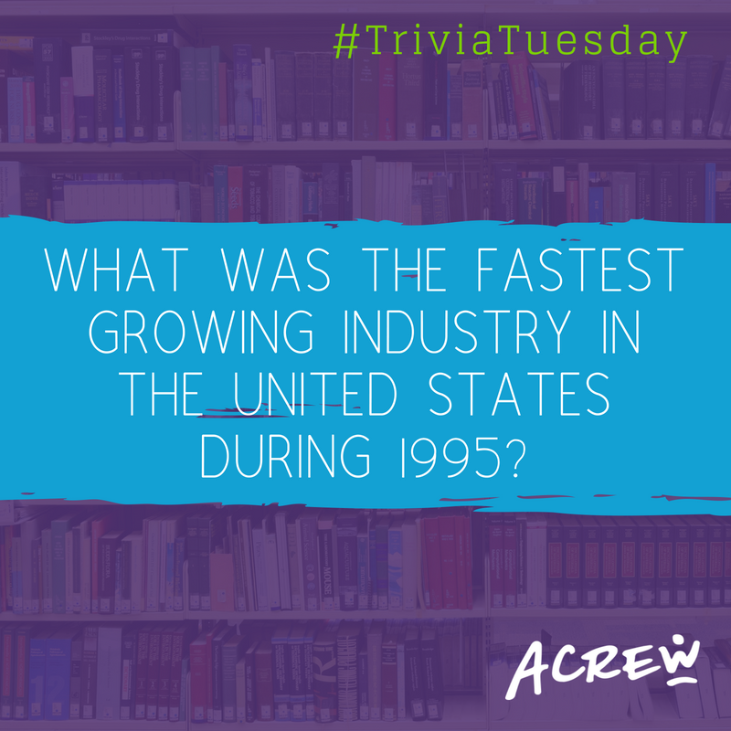 It's #TriviaTuesday! Who loves the '90s? 
(PS check back tonight for the answer!)

#triviatuesdays #joinacrew