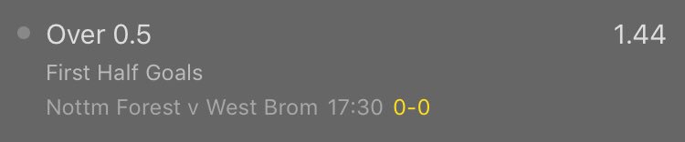 S1Tips's tweet image. In play, over 0.5 FHG