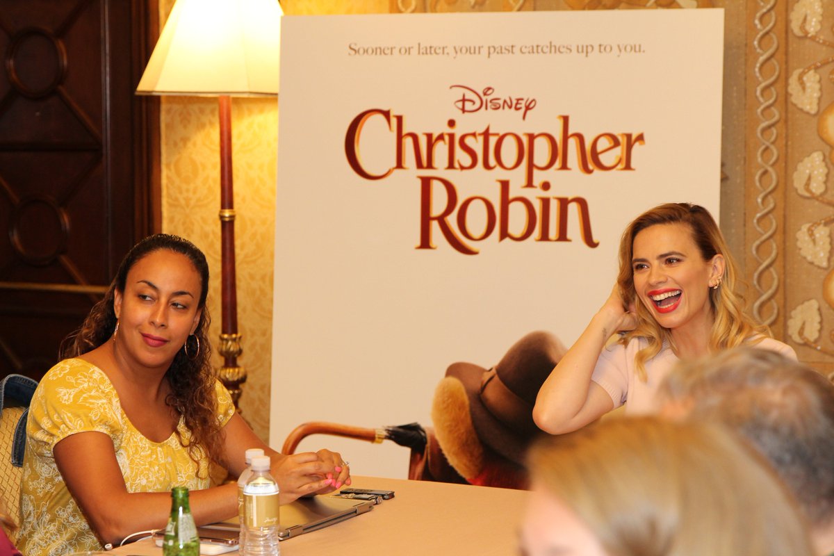 leanettef's tweet photo. Check out my exclusive #ChristopherRobin Interview with Hayley Atwell now up on the blog: https://t.co/JOZX8pdCLp #ChristopherRobinEvent #HayletAtwell https://t.co/kPyiEQgUa4