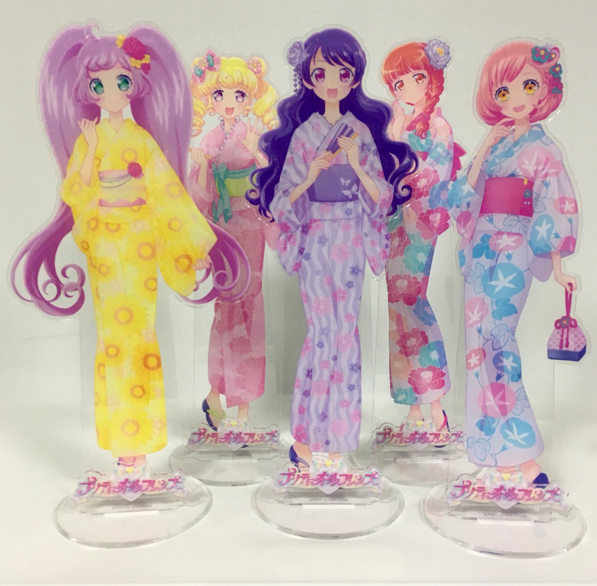 プリパラ プリティーオールフレンズ 浴衣A3サイズアクリル