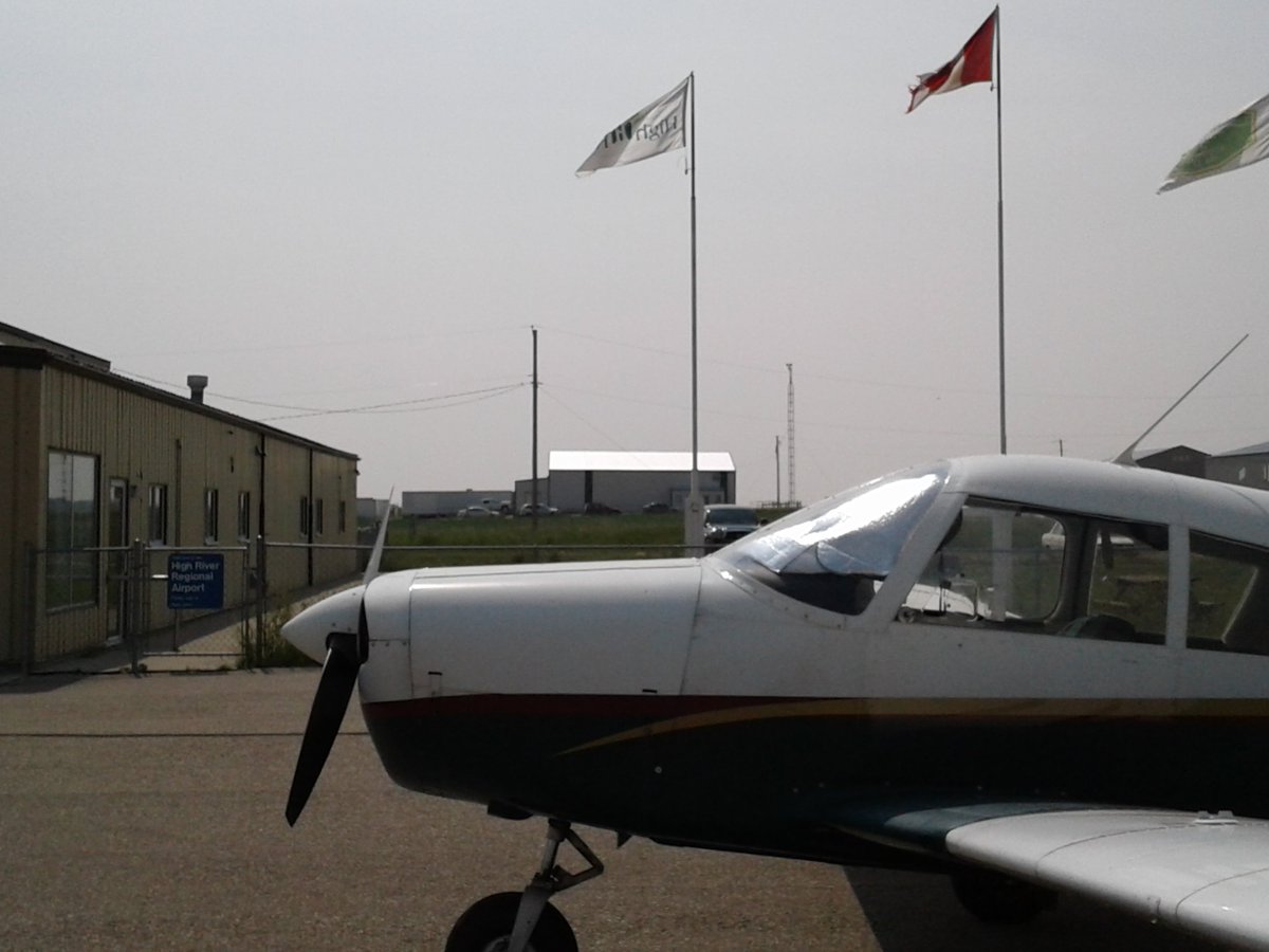 FlyCanada150's tweet photo. High River AB is airport #46 of 150+1 #FlyCanada150 @HopeAir https://t.co/QNbgdlgZ8F