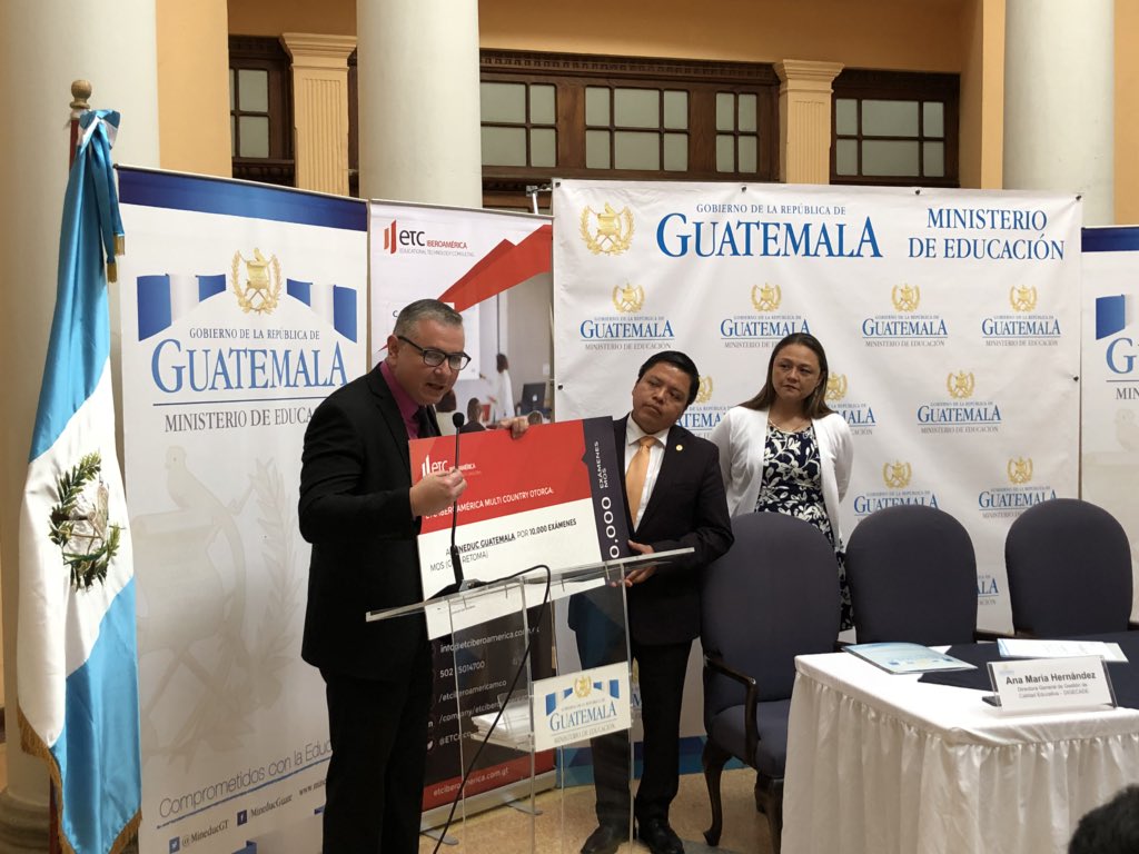 MineducGT's tweet photo. @ETCIberoamerica y @Microsoft entregan al @MineducGT 10 mil certificaciones Microsoft Office Specialist (MOS) dirigido a técnicos, directores y docentes con el objetivo de fortalecer sus habilidades y obtener las certificaciones para mejorar el sistema educativo @Digecade https://t.co/o8uMrFSLFW