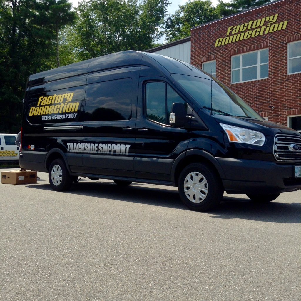 Our new Sprinter van, coming to a track near you!