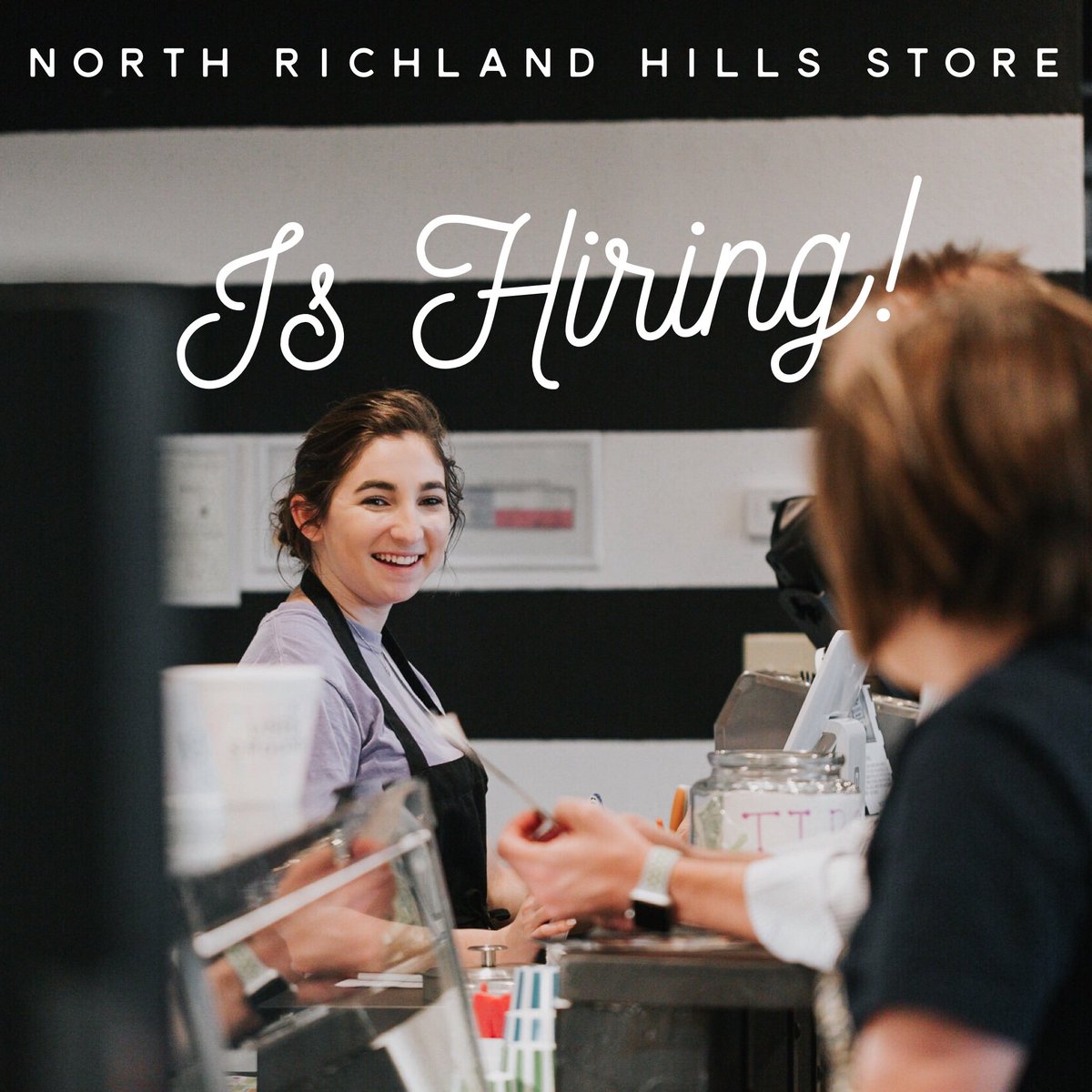 LumiSnowCompany's tweet photo. Want to join the Lumi Snow family? Our NRH store is hiring! We are looking to fill an opening position and would need someone who can work M-F beginning at 2:30pm. Apply online at https://t.co/zrJSLLcEpV https://t.co/k8HWAOrniE