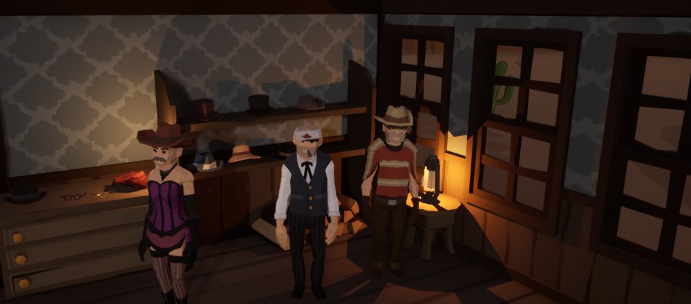 MaxHayon's tweet photo. We've added in a few more cosmetics to customise your character with! We're currently at 169 different items making up 122,496 different possible combinations. We're not stopping here. #gamedev #indiegame #customisation #charactercustomisation #wildwest #mmo #sandbox https://t.co/3DXGLaqhPe