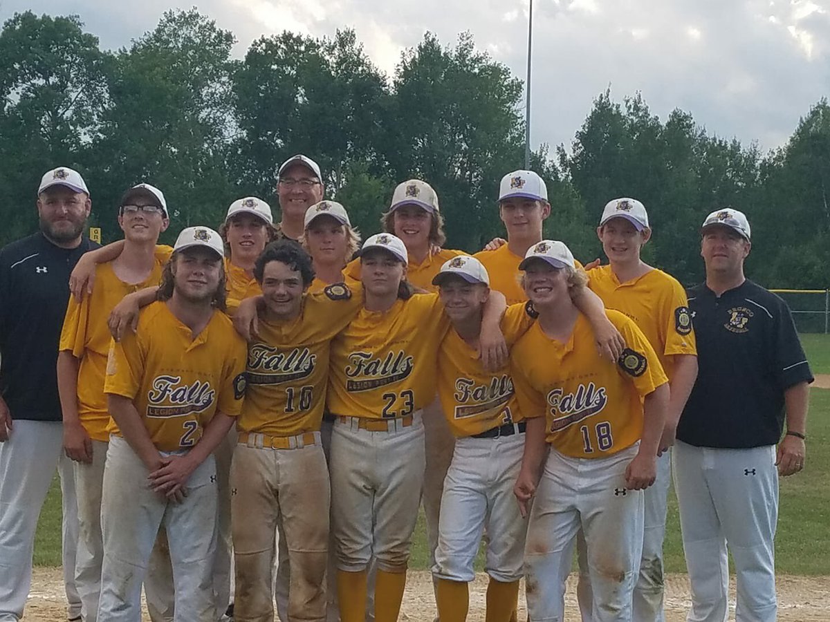 Int’l Falls Junior Legion team is headed to the 2018 Minnesota State Tournament! What a great group of kids!