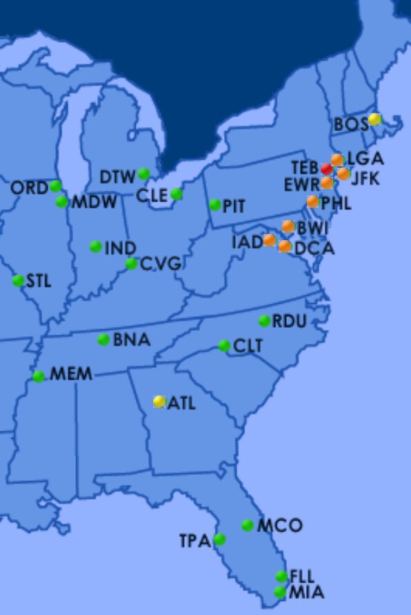 Reagan Airport on Twitter "Tues., 330pm update as summer storms move