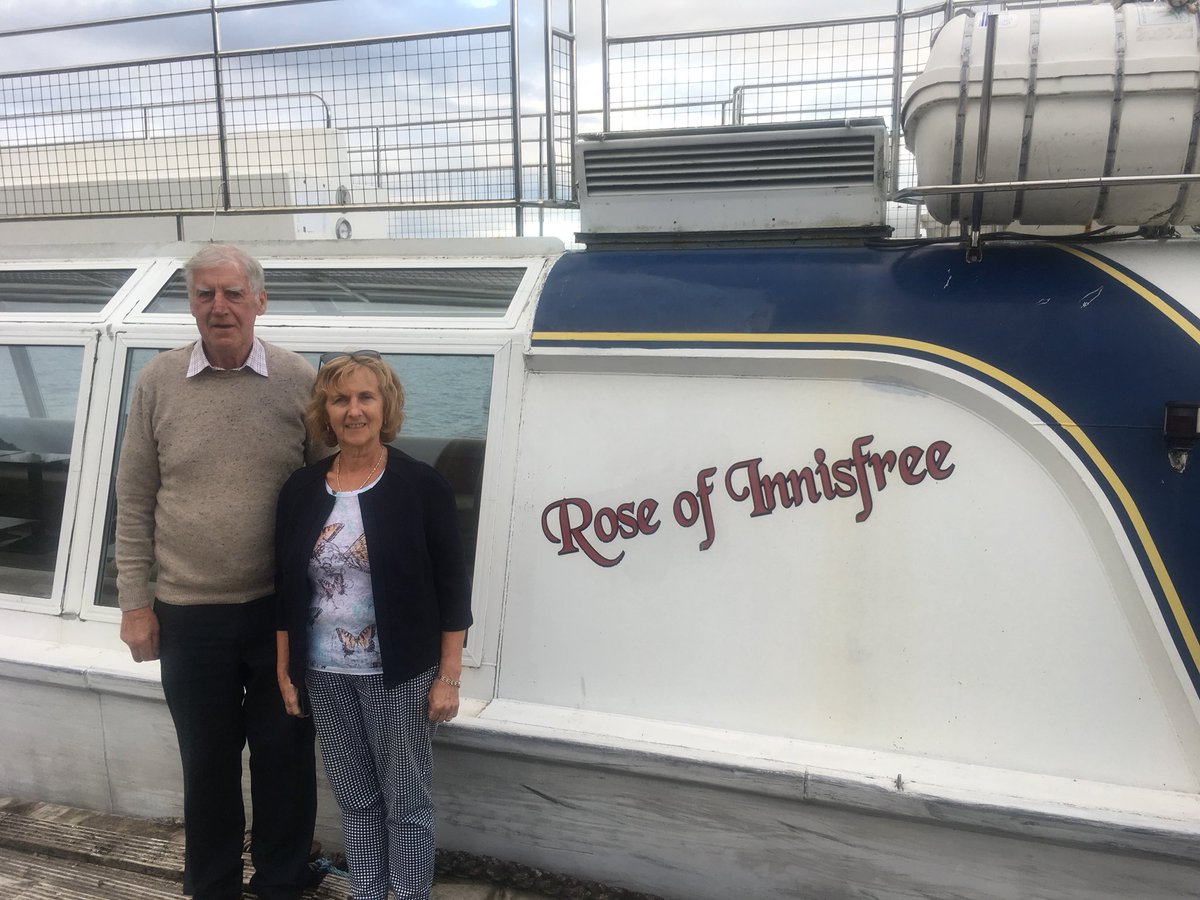 The owners of the Rose of Inishfree boat, George and Tina McGoldrick, who run tours in Lough Gill in #Leitrim #Sligo, have been hailed heroes, after they came to the rescue of a group of tourists after their boat capsized on the lake yesterday. More on <a href="/OceanFmIreland/">OceanFM Ireland</a> tomorrow
