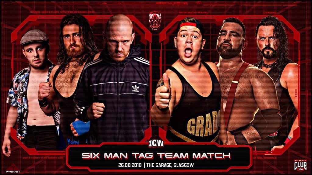 ICW_es's tweet photo. ¡Nuevo combate confirmado para el 26 de agosto! @LouKingSharpPBW, @KriegerPBW &amp; @Kid_Fite vs. @gradowrestling, #KinkyParty @Shasamuels &amp; @GlasgowJester en @Garageglasgow.

Boletos aquí: https://t.co/ct3PNKCPVU https://t.co/1fhy24dlwy