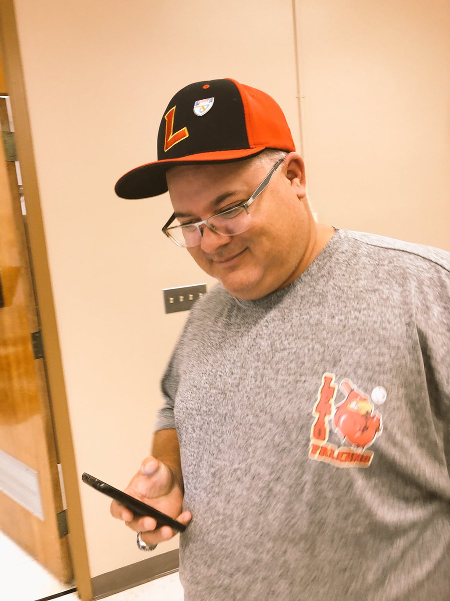 JanelleVann's tweet photo. Who’s got the best baseball coach in Tampa Bay? We do!  @HCPSArea2 @LHSMcCoy @LHSKleinTime @LetoHighSchool @FalconChallenge https://t.co/OnmkSLJP5A