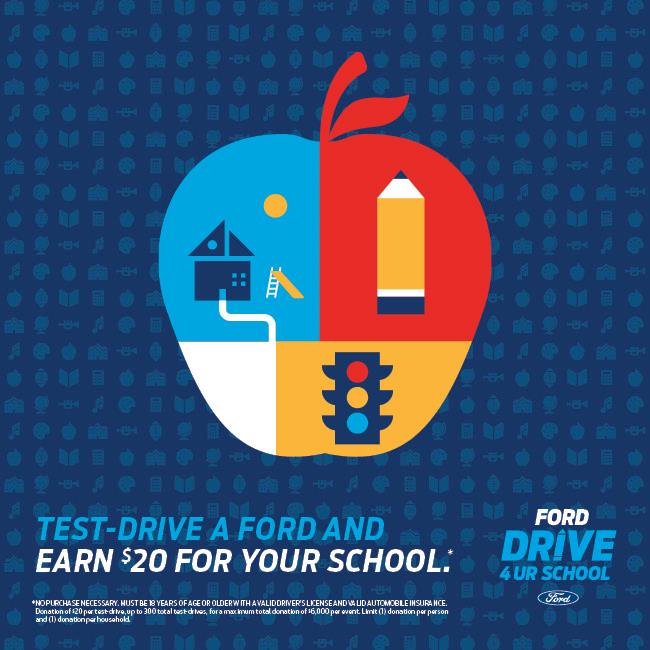 Drive 4UR School! During the 1st football game of the season, Friday August 24th, come down to the Coon Rapids-Bayard High School between 6pm &amp; 9pm to earn $20 for your school, just by test-driving a vehicle! With your help, the school could earn as much as $6,000!