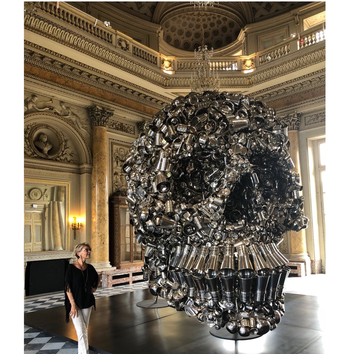 inciaksoy_'s tweet image. Büyüleyici ve büyüksün SANAT 💫💀💫  #magnificent #exhibition #subodhgupta #adda #rendezvous #expogupta #11conti #monnaiedeparis @MonnaiedeParis #contemporaryart #arttvturkey #followyourart @ARTtvComTr